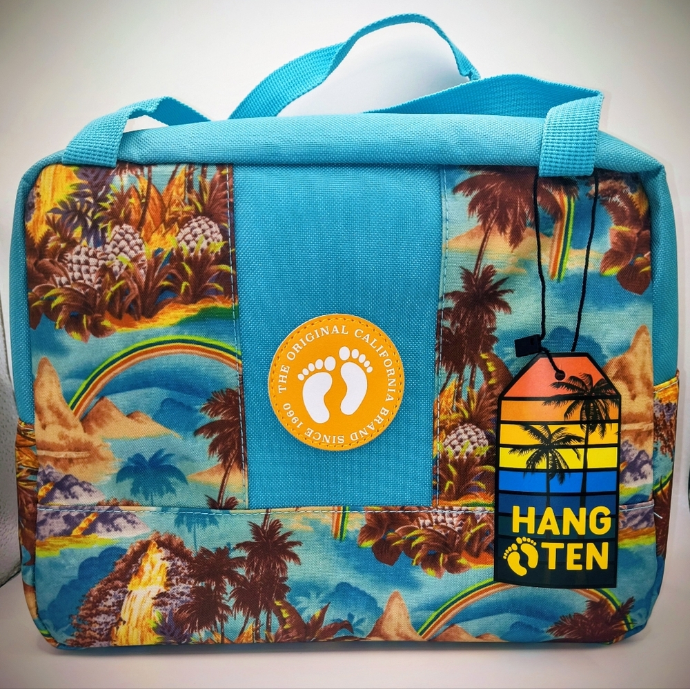 Hang Ten Blue/Tropical Lunchbox